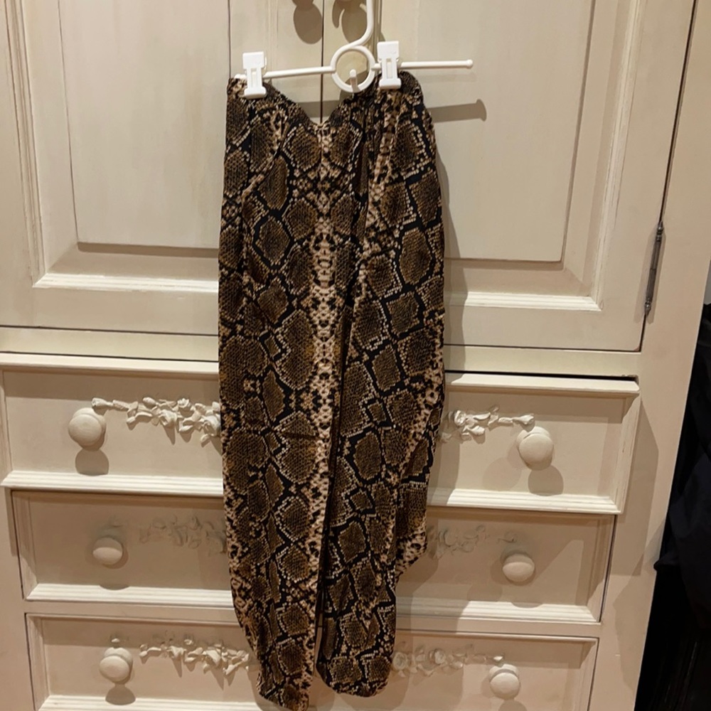 Animal print pants